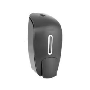 Dispensador Plástico ABS Negro para Jabón Líquido Recargable (Rellenable)