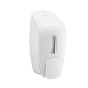 Dispensador Plástico ABS Blanco para Jabón Líquido Recargable (Rellenable)